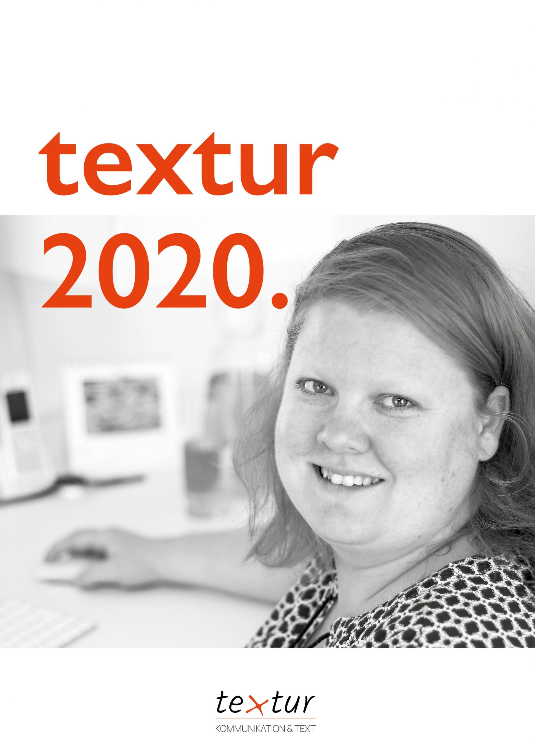 Magazin Rückblick textur 2020. Titelseite